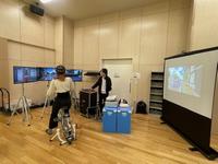 自転車シミュレーターの写真