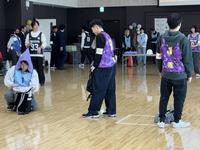 災害サイクルリレーの様子1