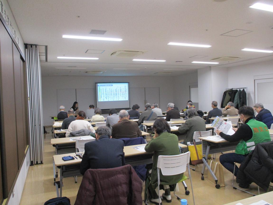 防災座談会の様子