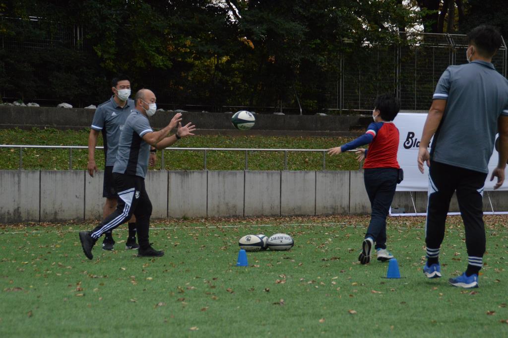 ラグビー体験1