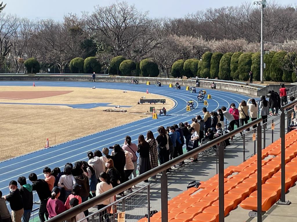 車いす競技会の様子