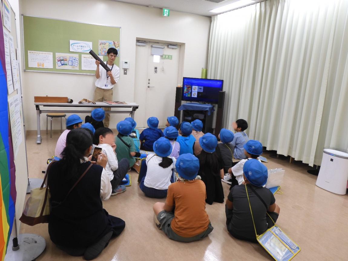 子どもたちの触る体験
