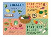 野菜果物を使った4つのポイント