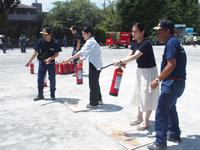 太子堂地区合同防災訓練