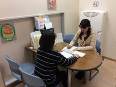 妊娠期面接の様子です。