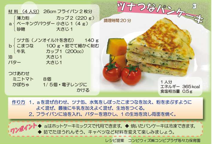ツナつなパンケーキ