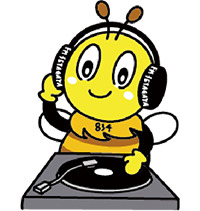 エフエム世田谷のキャラクター「DJせたハチ」