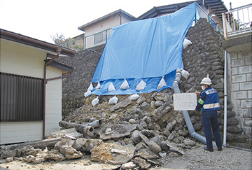 被災宅地危険度の判定業務（宮城県仙台市）