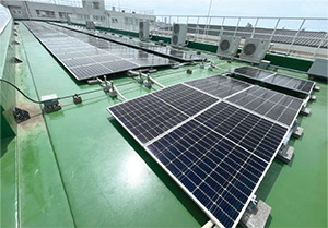 初期費用ゼロで太陽光発電設備等を導入しています