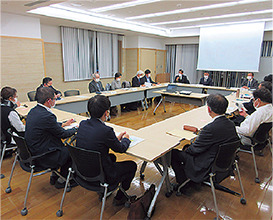 再開発準備組合総会の様子