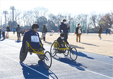 車いすレーサー体験