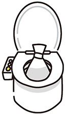 災害時はトイレに注意