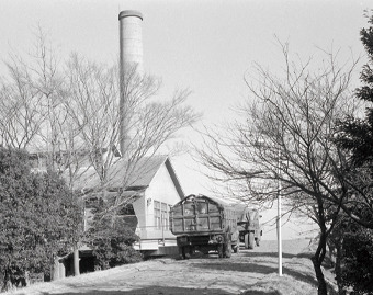 1961年の千歳清掃工場の写真