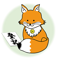 不動産登記推進イメージキャラクター「トウキツネ」