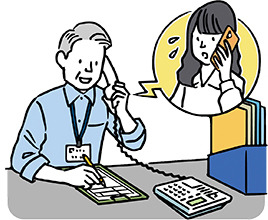 談話相談のイラスト