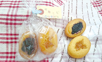 世田谷区産夏みかん、川場村産ブルーベリーを使った、しっとりとした食感が特徴の焼き菓子