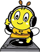 エフエム世田谷のキャラクター「DJせたハチ」
