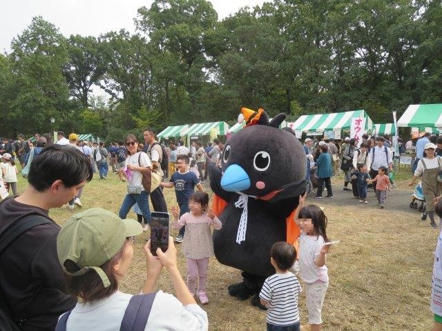 からぴょん記念撮影（蘆花まつり）