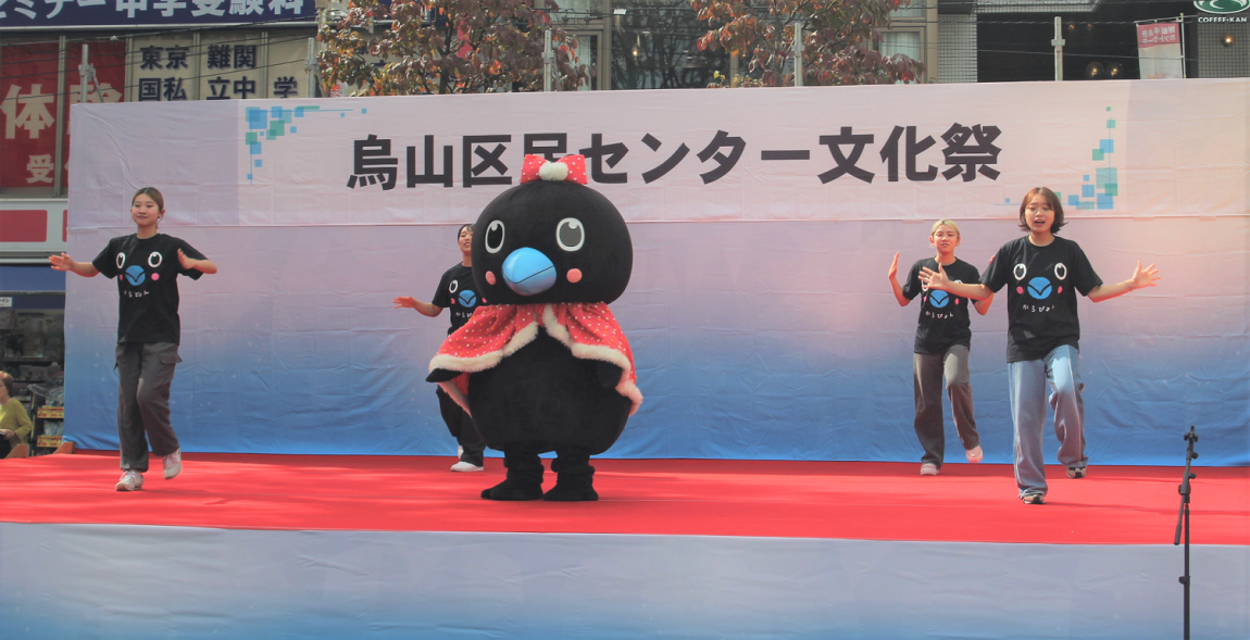 外ステージでダンスをするからぴょん