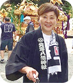 北澤八幡秋まつり実行委員 山脇 浩子さん