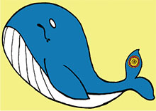保護司のクジラ先生のイラスト
