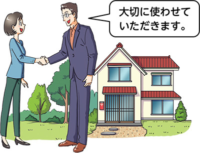 団体とのマッチングイメージイラスト