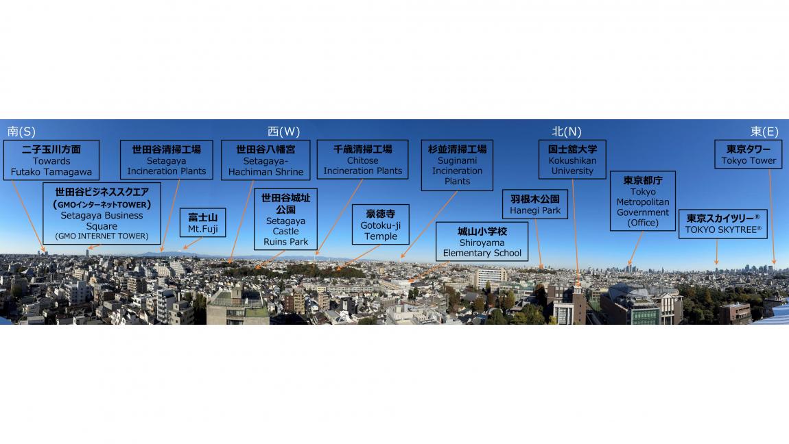 展望ロビーからの景色（1）