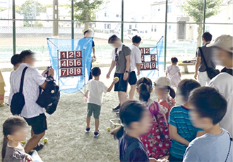 「こどもスポーツ祭り」の様子の写真