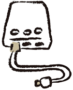 モバイルバッテリーのイラスト