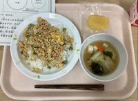 高野豆腐入りそぼろ丼