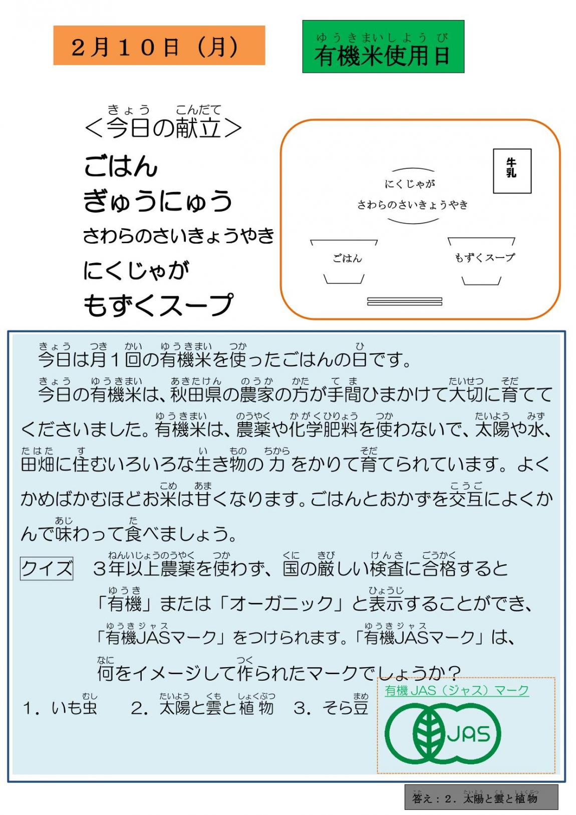 給食メモ