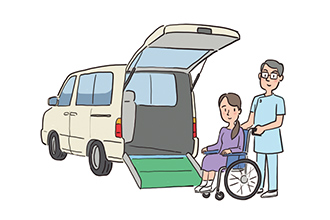 福祉車両のイラスト