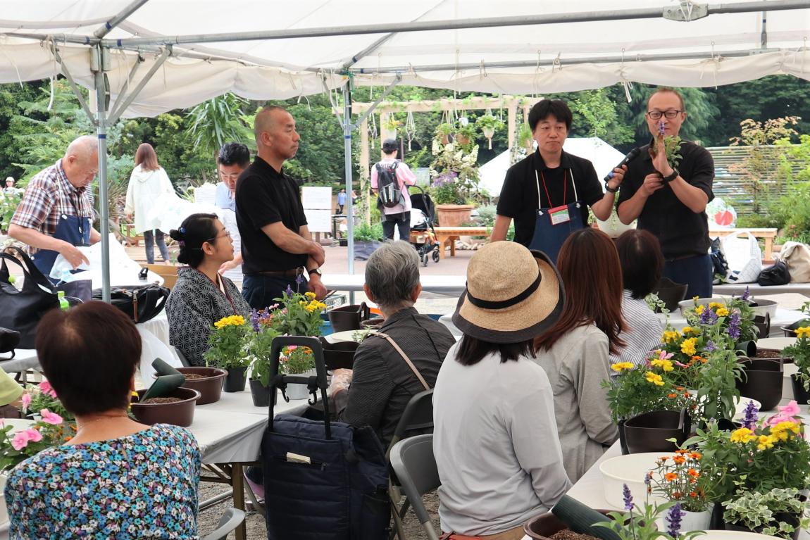 寄せ植え講習会