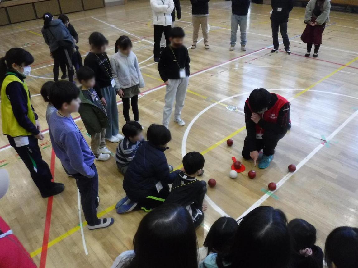 スポーツ推進委員による説明