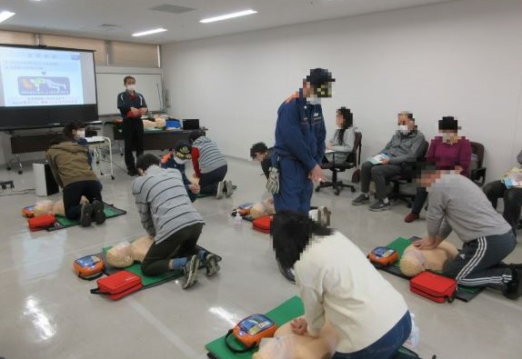 普通救命講習会の様子