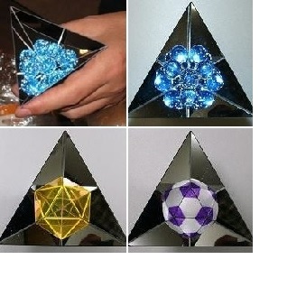 鏡の中のサッカーボールとビー玉万華鏡を作ろう！