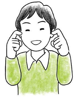 「こんにちは」を表現する手話
