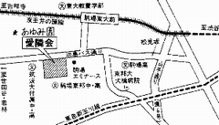 あゆみ園への案内図