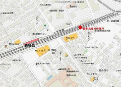 喜多見福祉作業所への案内図