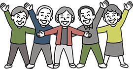 シニアのイラスト