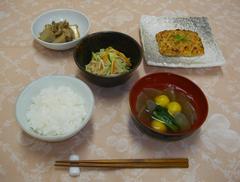 一汁三菜の料理例の写真