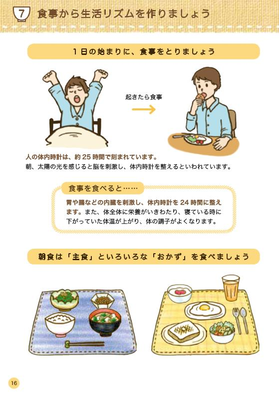 食事をとりましょう