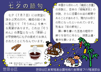 五節句しちせきの食育情報