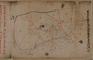 用賀村絵図