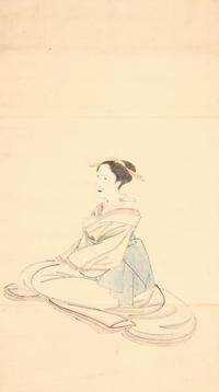 菊池容斎筆 容斎室コウ夫人像