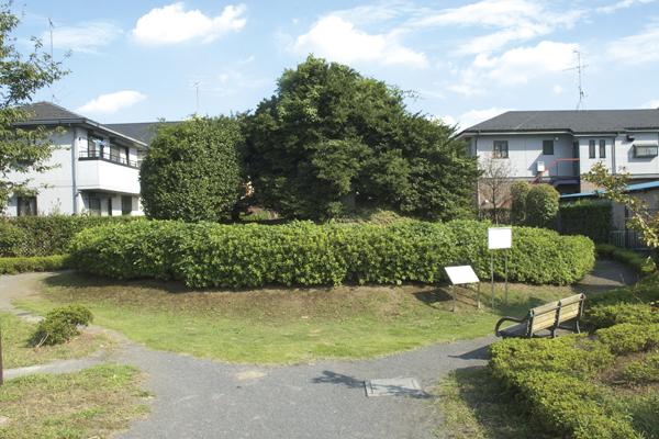 画像：喜多見稲荷塚古墳全景