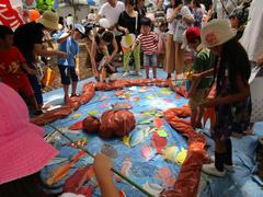区民祭りの様子