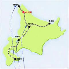 中川町地図の画像