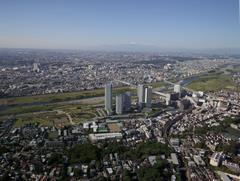 二子玉川東地区鳥瞰図