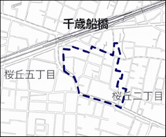 桜丘2丁目西地区計画区域